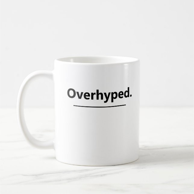 Caneca De Café Avaliação de Margarita Engraçada Superestimada  (Esquerda)