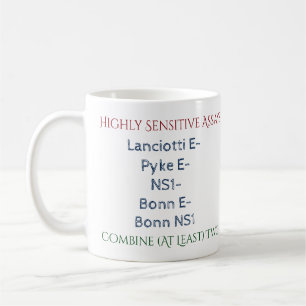 Caneca De Café Avaliações da Zika Altamente Sensíveis por RoseWri