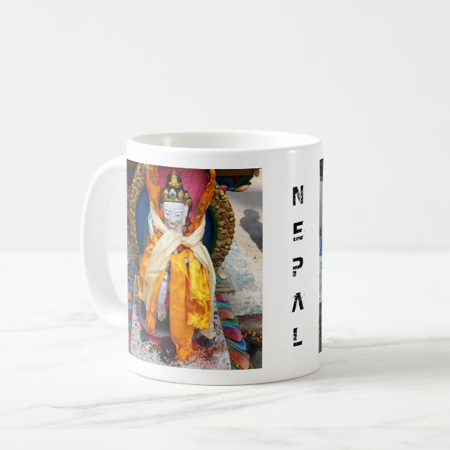 Caneca De Café Avalokiteshvara - Padmapani - Quanyin/forma femini (Frente Esquerda)