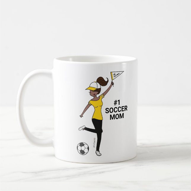 Caneca De Café Avatar Personalizado #1 Ventilador de Futebol (Esquerda)