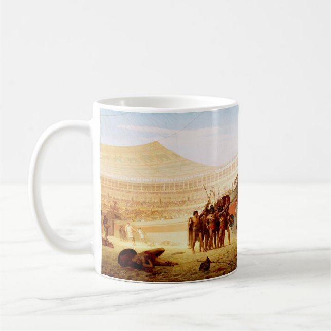 Caneca De Café Ave César por Jean-Léon Gérôme (Esquerda)