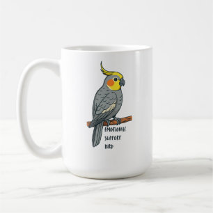 Caneca De Café Ave de Suporte Emocional Cockatiel