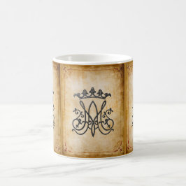 Caneca De Café Ave Maria Monograma