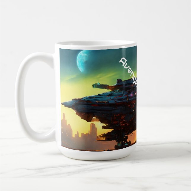 Caneca De Café Avenger Spaceship Adventure Mug - Leve seu café (Esquerda)