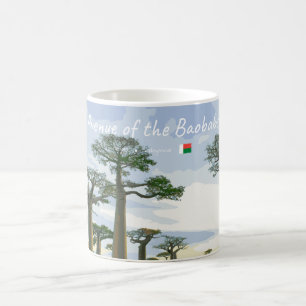 Caneca De Café Avenida dos Baobás, Madagascar - Paisagem