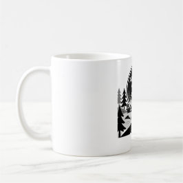 Caneca De Café Aventura Aguarda Arte Van Life