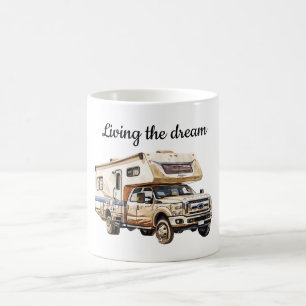 Caneca De Café Aventura Camper Vivendo o sonho