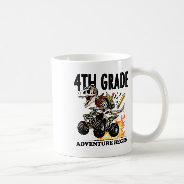Caneca De Café Aventura da 4ª Série Começa De Volta às Aulas Cami (Direita)