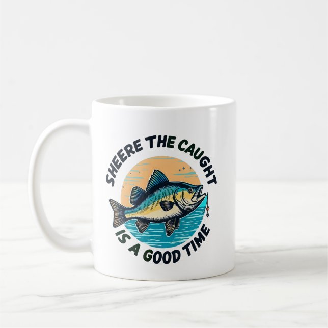 Caneca De Café Aventura da Pescaria Total (Esquerda)
