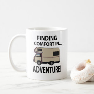 Caneca De Café Aventura de Acampamento em RV
