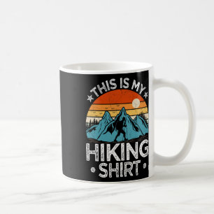 Caneca De Café Aventura de caminhada na montanha Vintage Este é o