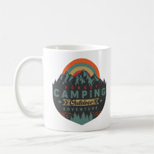 Caneca De Café Aventura de Campanha Florestal Exterior