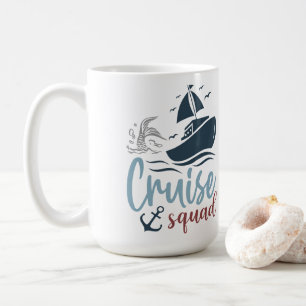 Caneca De Café Aventura de Cruzeiro Squad