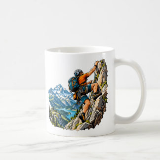 Caneca De Café Aventura de escalada em rocha para escaladores de