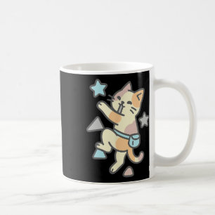 Caneca De Café Aventura de Escalada Montanhista Divertido Fofo 