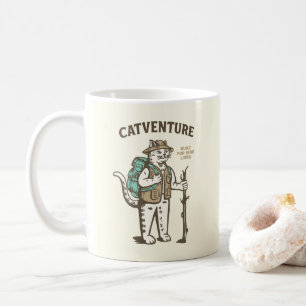 Caneca De Café Aventura de Gato