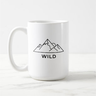 Caneca De Café Aventura de Montanha Mínima