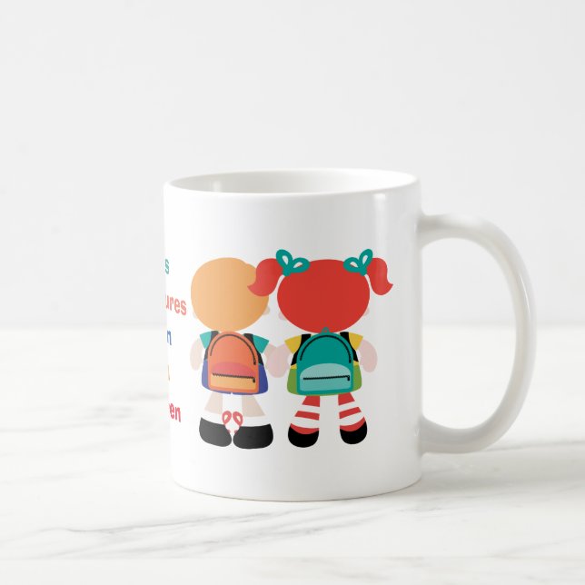 Caneca De Café Aventura de Vida com Crianças (Direita)