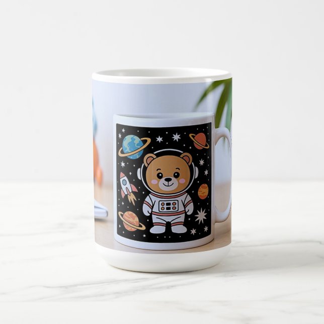 Caneca De Café Aventura do Teddy Cósmico (Centro)
