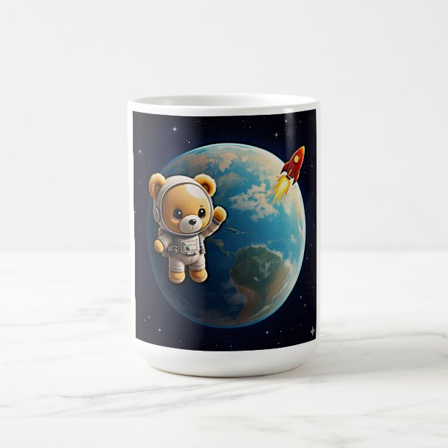 Caneca De Café Aventura Espacial do Teddy (Centro)