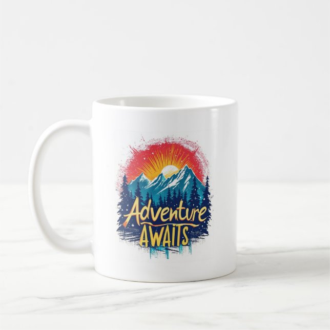 Caneca De Café Aventura Espera (Esquerda)