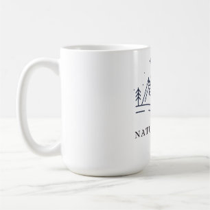 Caneca De Café "Aventura Espera Gráfico de Acampamento