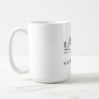Caneca De Café "Aventura Espera Gráfico de Acampamento
