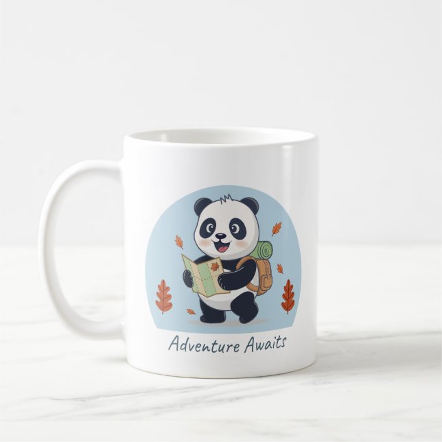 Caneca De Café Aventura Espera Panda (Esquerda)
