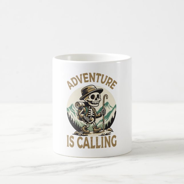 Caneca De Café Aventura está chamando (Centro)