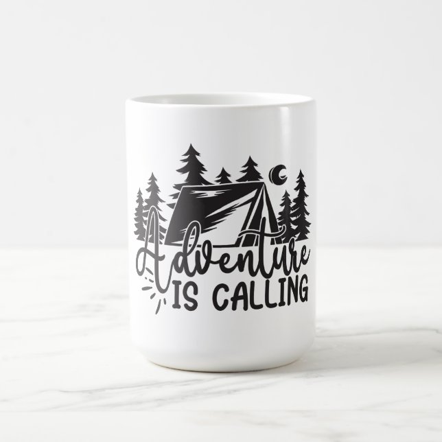 Caneca De Café Aventura Está Chamando (Centro)