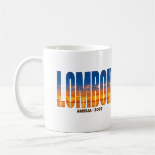 Caneca De Café Aventura Personalizada na Ilha de Lombok
