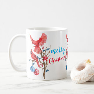 Caneca De Café Aves aquáticas Feliz Natal personalizado