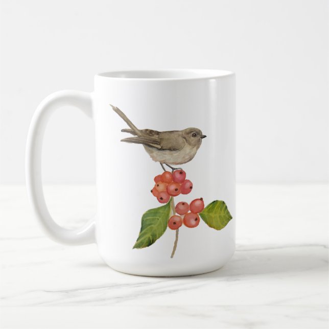Caneca De Café Aves aquáticas "Sylvia curruca" (Esquerda)