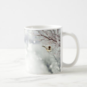 Caneca De Café Aves de Árvores Congeladas do inverno Galinha de C