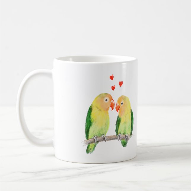 Caneca De Café Aves de capoeira frescas e com nomes (Esquerda)