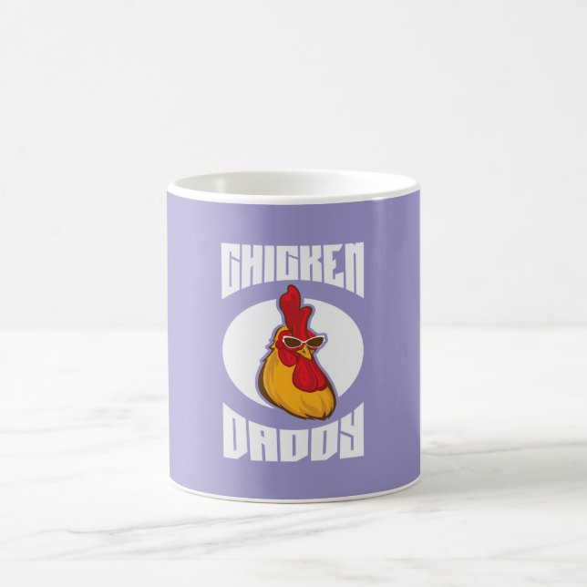 Caneca De Café Aves de Criação do Chicken Daddy (Centro)