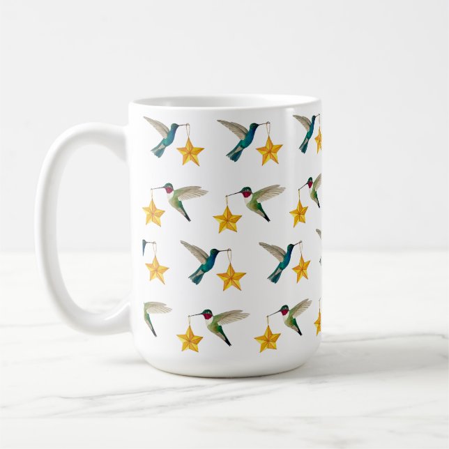 Caneca De Café Aves e estrelas (Esquerda)