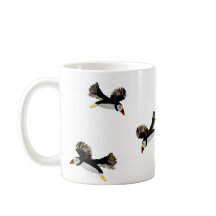 Aves Voando Diversão Puffin