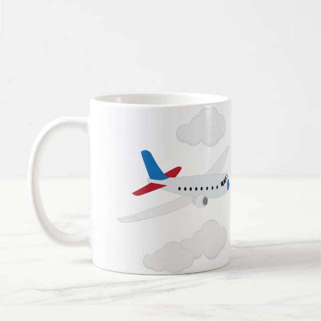 Caneca De Café Avião (Esquerda)