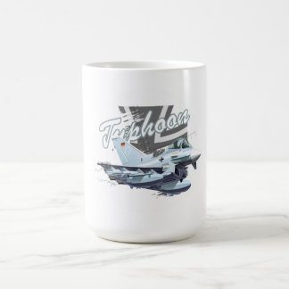 Caneca De Café Avião-caça-caricatura