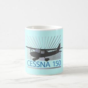 Caneca De Café Avião de Cessna 150