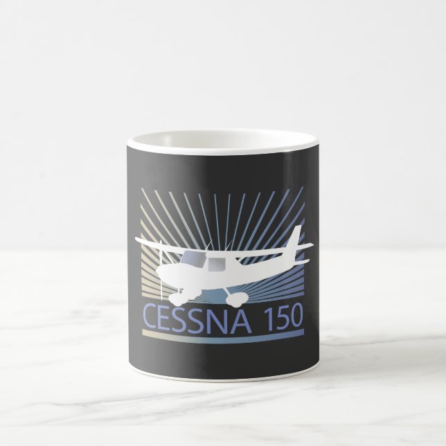 Caneca De Café Avião de Cessna 150 (Centro)
