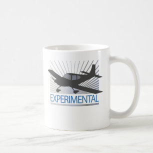 Caneca De Café Avião experimental da baixa asa