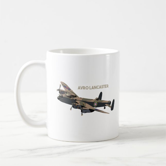 Caneca De Café Avião WW2 de Lancaster (Esquerda)