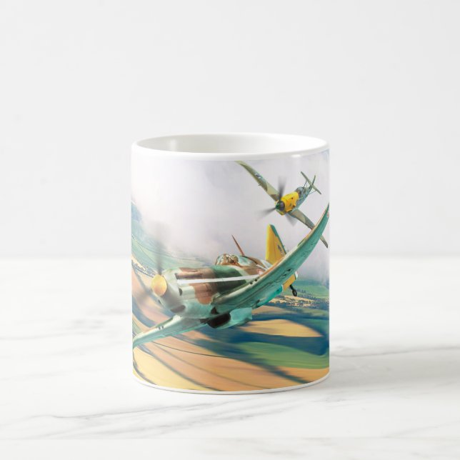 Caneca De Café Aviation Art mug "Dewoitine D.520" (Centro)
