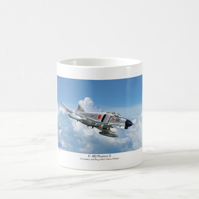 Caneca De Café Aviation Art Mug "F- 4EJ Phantom II" (Centro)