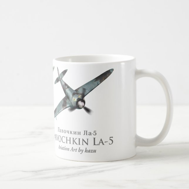 Caneca De Café Aviation Art Mug "FW-190A & La-5FN" (Direita)