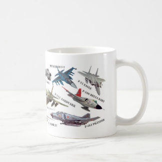 Caneca De Café Aviation Art mug "Jet fighter"ジェット戦闘機のマグカップ