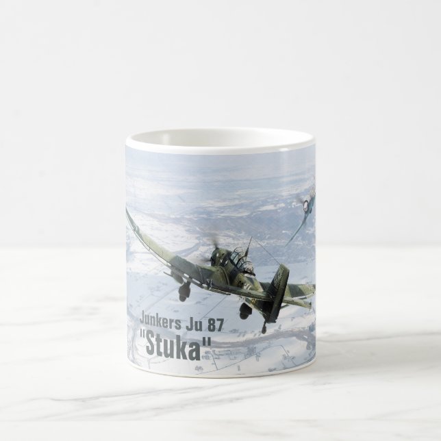 Caneca De Café Aviation Art Mug " Junkers Ju 87 Stuka " (Centro)