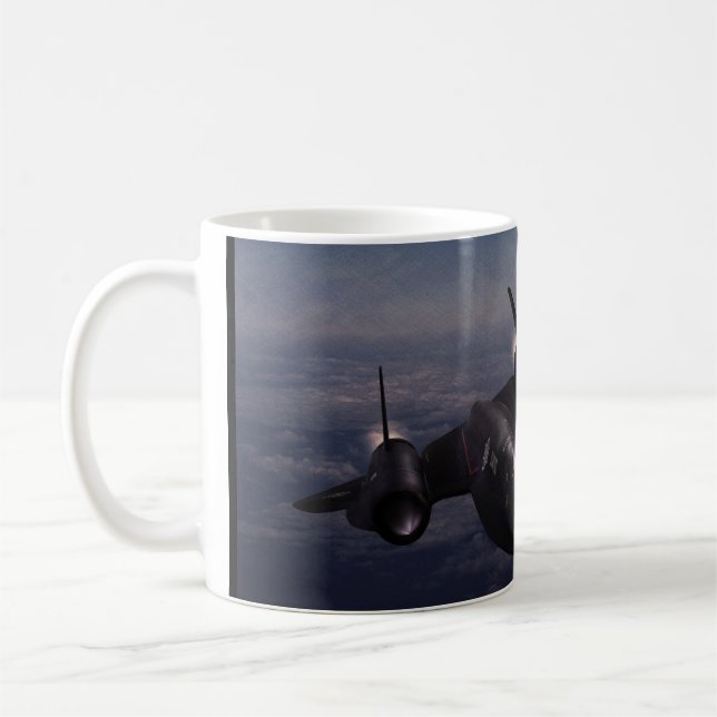 Caneca De Café Aviation Art Mug "Lockheed SR-71 Blackbird" (Esquerda)